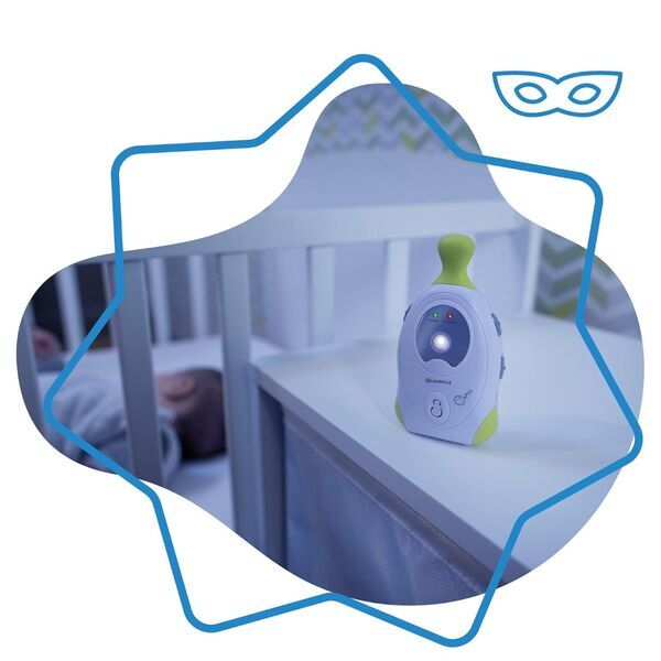 Badabulle Baby Online Babyphone mit Nachtlicht | white 2