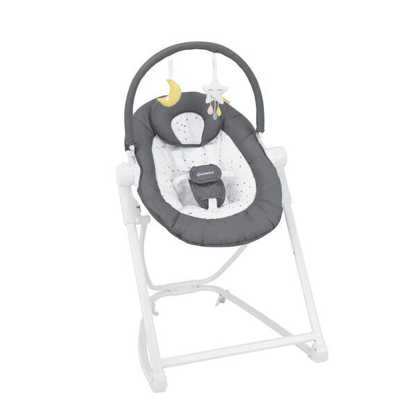 Badabulle Compact'up Moonlight Babywippe | grau 1