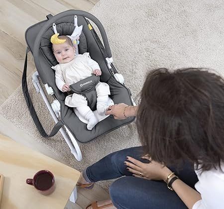 Badabulle Easy Moonlight Babywippe | grau 2