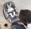 Badabulle Easy Moonlight Babywippe | gray thumbnail 2/2