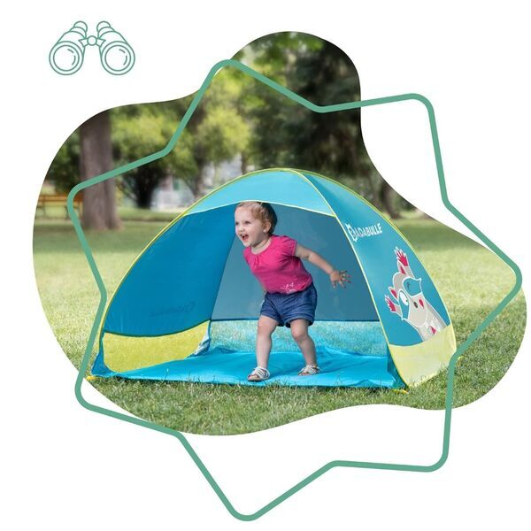 Badabulle Strandmuschel Safari | blue 2