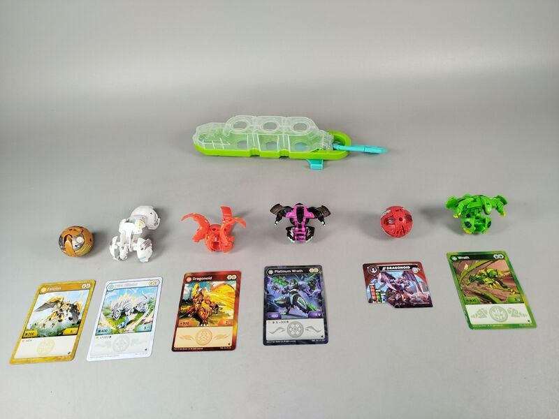 Bakugan Figuren Set von 6 mit Karten und Baku-Clip | mehrfarbig 1