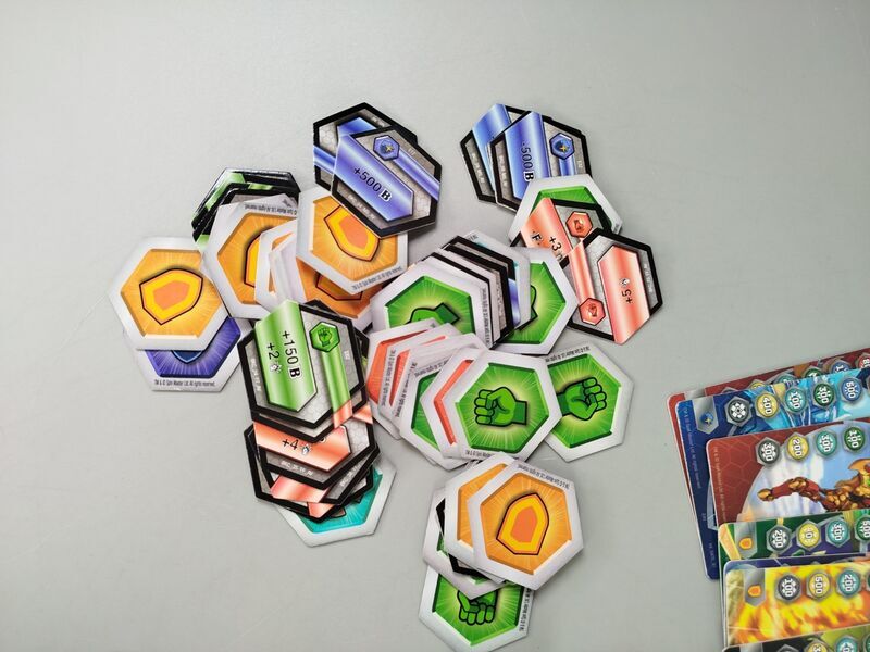 Bakugan Spieleset - Set von 4 Figuren mit Karten & Plättchen | mehrfarbig 4