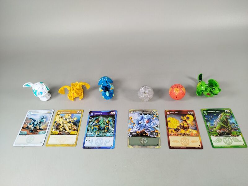 Bakugan Spielset - 6 Figuren mit Charakterkarten | mehrfarbig 1