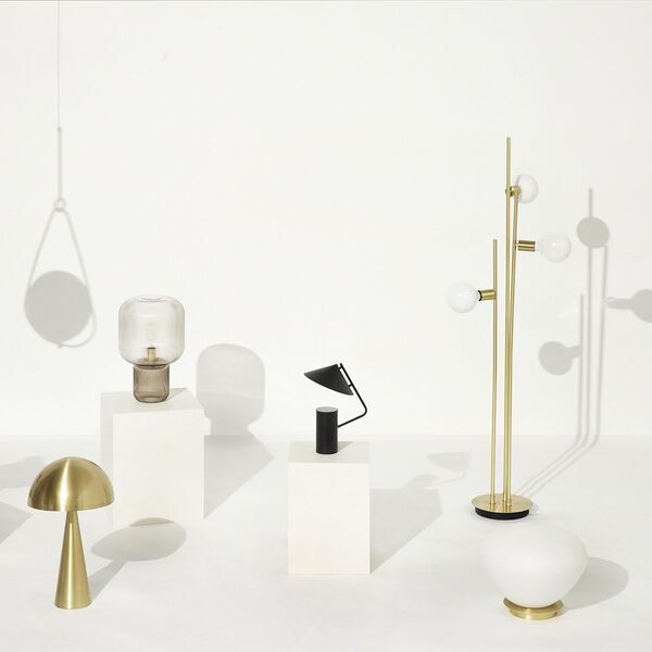 Balance gulvlampe messingfarver | metal, image 2 of 2