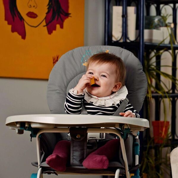 Bambisol Hochstuhl | grau 2