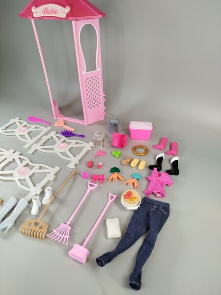 Barbie Bauernhof-Spieleset - Stall, Zäune and Zubehör | multicolored 3