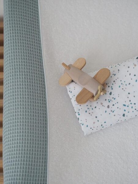 Béaba Bezug for Wickelunterlage Sofalange | gray/white 3