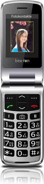 Bea-fon SL595 | Single-SIM | schwarz/silber 1