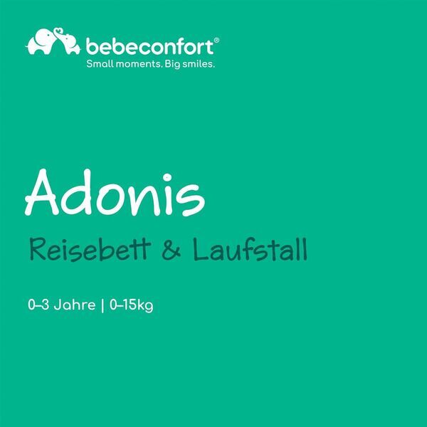 Bebeconfort Adonis Kinderbett & Laufstall | grey 2
