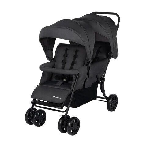 Bebeconfort Teamy Geschwisterwagen | dark gray 1