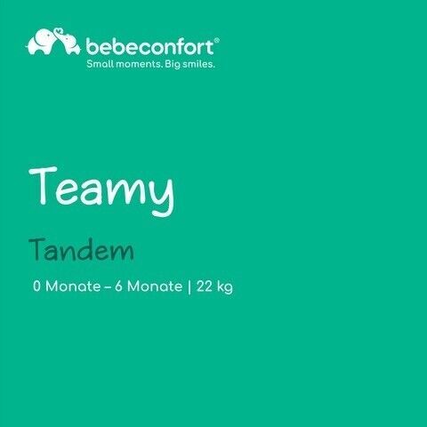 Bebeconfort Teamy Geschwisterwagen | dark gray 2