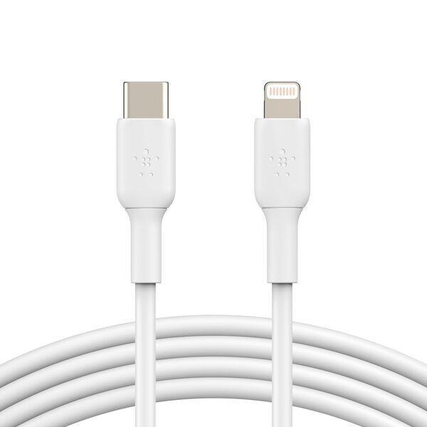 Belkin Cabo (USB-C + Lightning) | branco