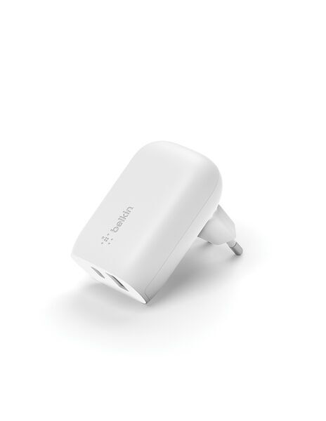 Belkin multiport oplader (USB-A + USB-C) | wit