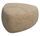 Bermuda stool large Wellington-fabric stone colors | grey, thumbnail 1 of 5