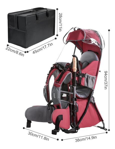 Besrey Kid Comfort Kindertrage | red 2