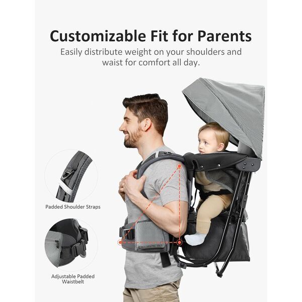 Besrey Kindertrage 3-in-1 | musta 3