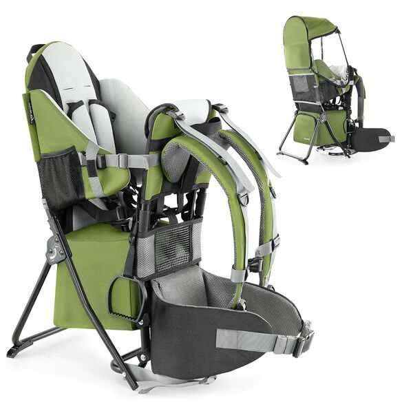 Besrey Kindertrage Kraxe | groen 1