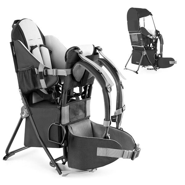 Besrey Kindertrage Kraxe | black 1