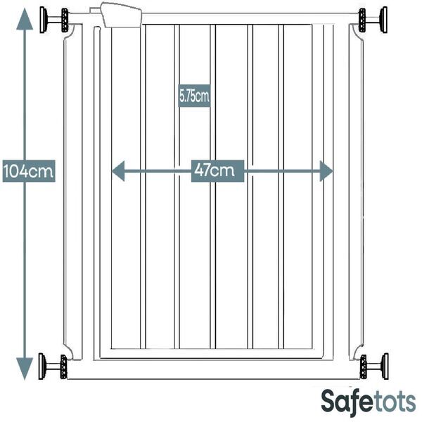 Bettacare Sicherheitsgitter til Kinder og Hunde | grå 3