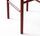 Betty TK8 bar stool wood linen Maroon | red, thumbnail 1 of 2