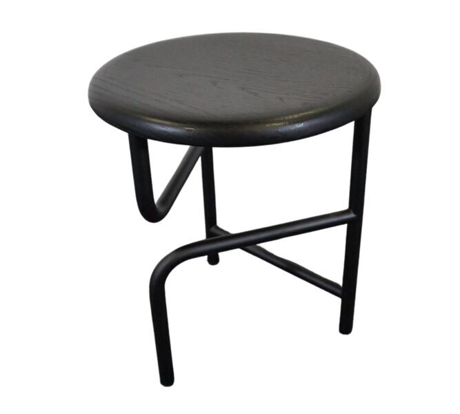 Blend Hocker Eiche Schwarz | schwarz, image 3 of 4