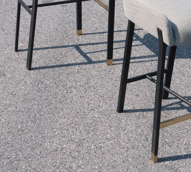 Blink SH750 bar stool leather gray | grey, image 3 of 4