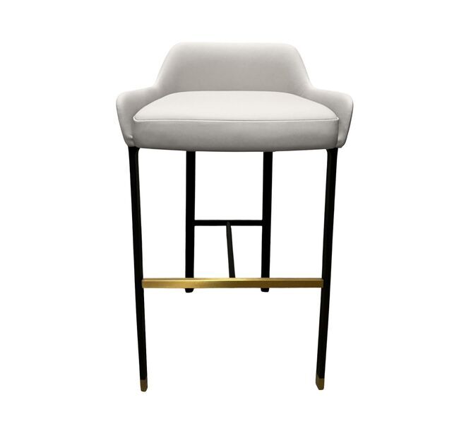 Blink SH750 bar stool leather gray | grey, image 1 of 5