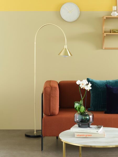 Block sofa 2-seater reddish brown | red, image 3 of 4