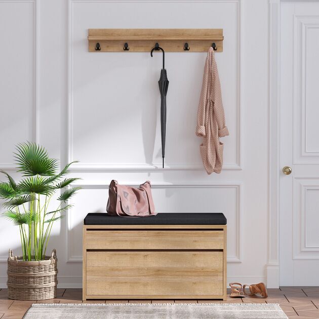 Boby Garderobe träfaner
