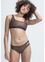 boochen - Caparica Bikini-Oberteil wendbar in Dark Blue / Solid Brown thumbnail 2/5