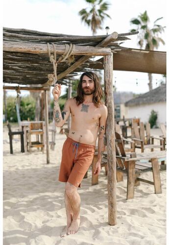 boochen - Faro Boardshorts - Mountain Brown