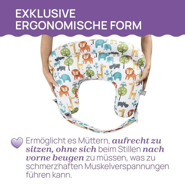 Boppy Deluxe Stillkissen | pink/white 2