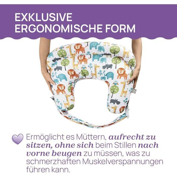 Boppy Deluxe Stillkissen | black/white 3