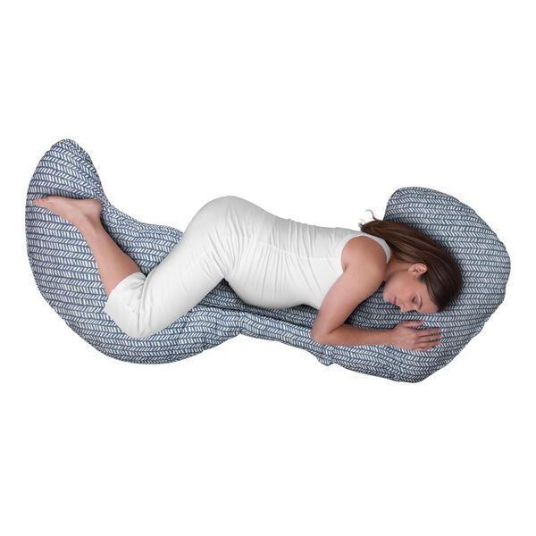 Almohada modular Boppy para soporte total del cuerpo | Versión en inglés | azul 3