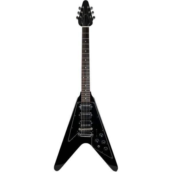 Bez marki Flying V - czarna | czarny, image 3 of 5
