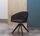 Brandy BU3017 armchair Buchenholz leather black | black, thumbnail 1 of 3