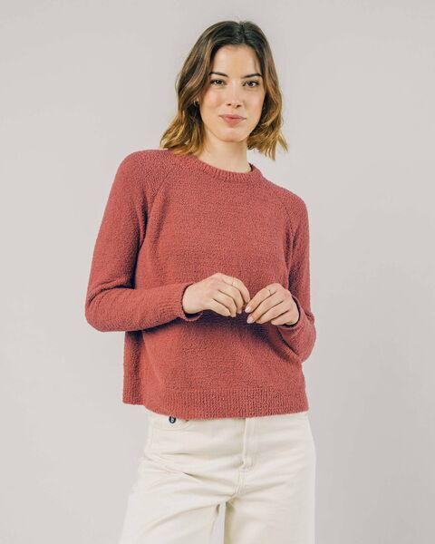 Brava Fabrics - Cropped Pullover Cherry | Größe XS