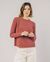 Brava Fabrics - Cropped Pullover Cherry | Größe XS thumbnail 1/5