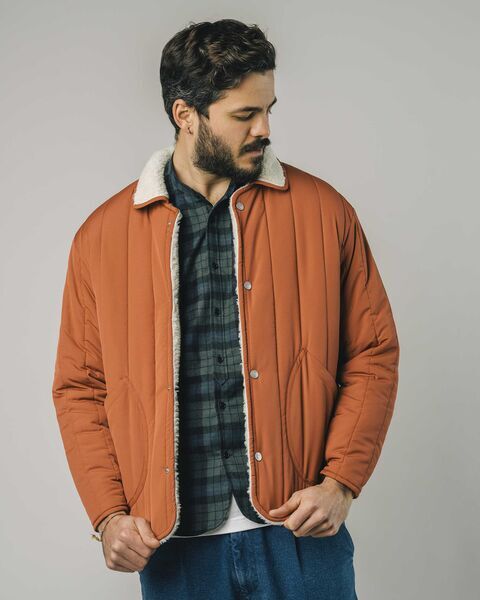 Brava Fabrics - Gefütterte Jacke Burnt Orange | Größe XXL