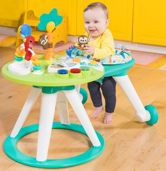 Bright Starts Around We Go Tropic Coral 2-in-1 Spielstation | Version English | green, image 2 of 2