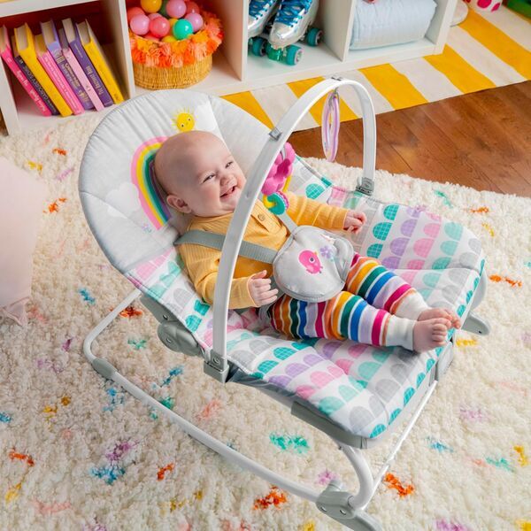 Bright Starts Rosy Rainbow Babywippe | multicolore 2