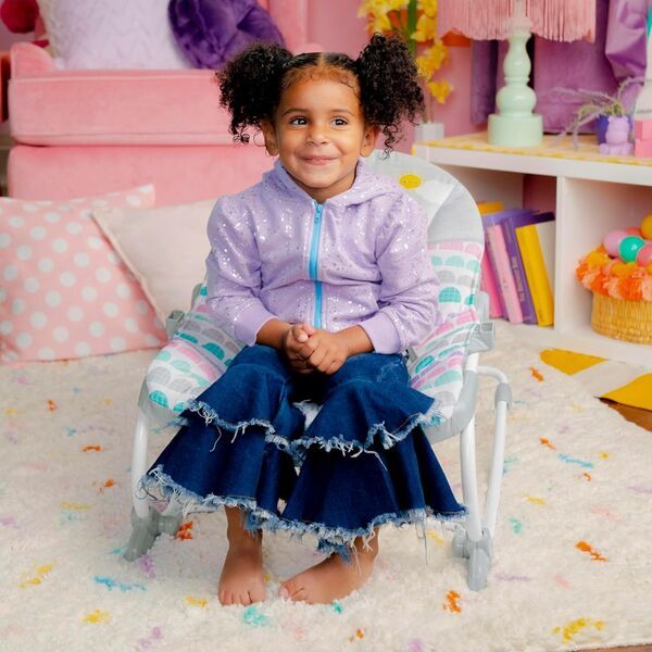 Bright Starts Rosy Rainbow Babywippe | mehrfarbig 3