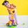 Bright Starts Spin & Giggle Giraffe Ball | multicolored thumbnail 2/2