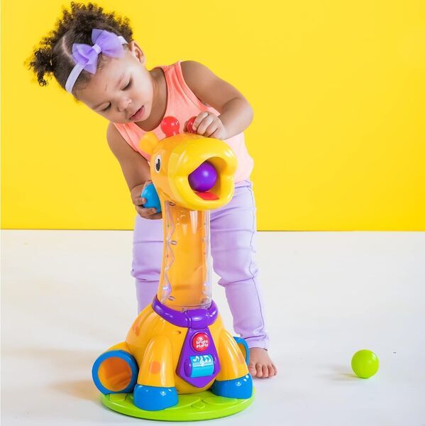 Bright Starts Spin & Giggle Giraffe Ball | multicolored 2