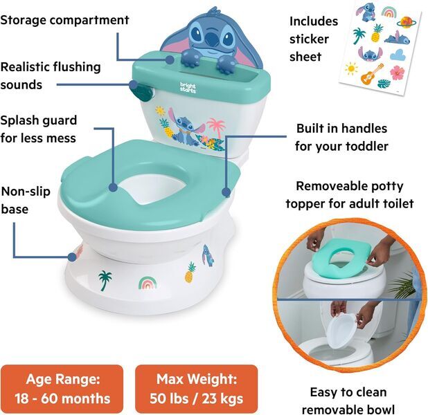 Bright Starts Disney Stitch My Size Töpfchen | multicolored | 40 x 26 x 381 cm 2