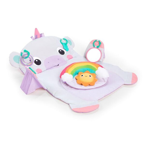 Bright Starts Tummy Time Prop & Play Einhorn | Version Englisch | večbarven 1