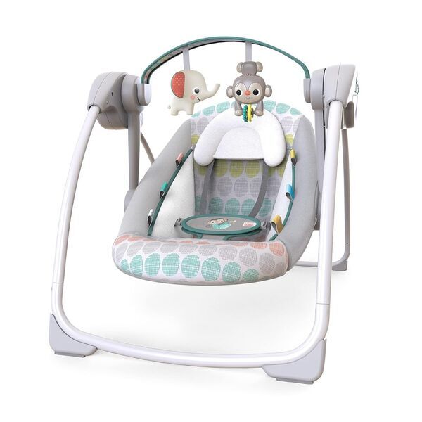 Bright Starts Whimsical Wild Babywippe | grau 1