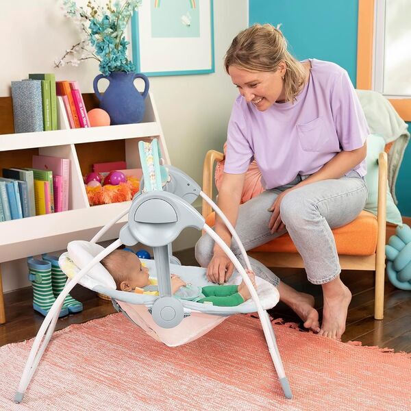 Bright Starts Whimsical Wild Babywippe | grau 2