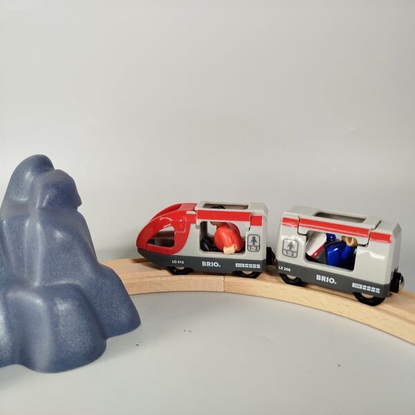 BRIO Holzeisenbahn-Set mit Tunnel and Zug | multicolored 4